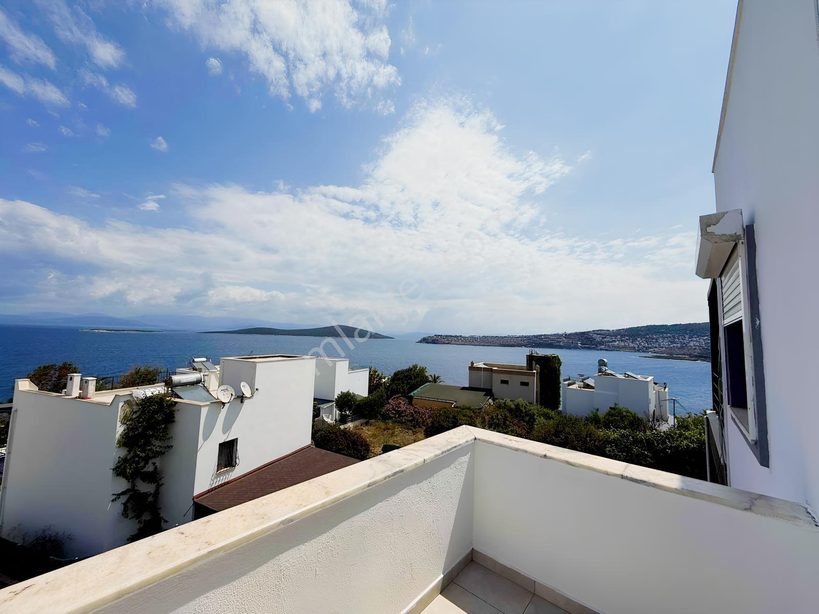 Bodrum Gündoğan Plajlı Sitede Deniz Manzaralı Yazlık - Görsel 8