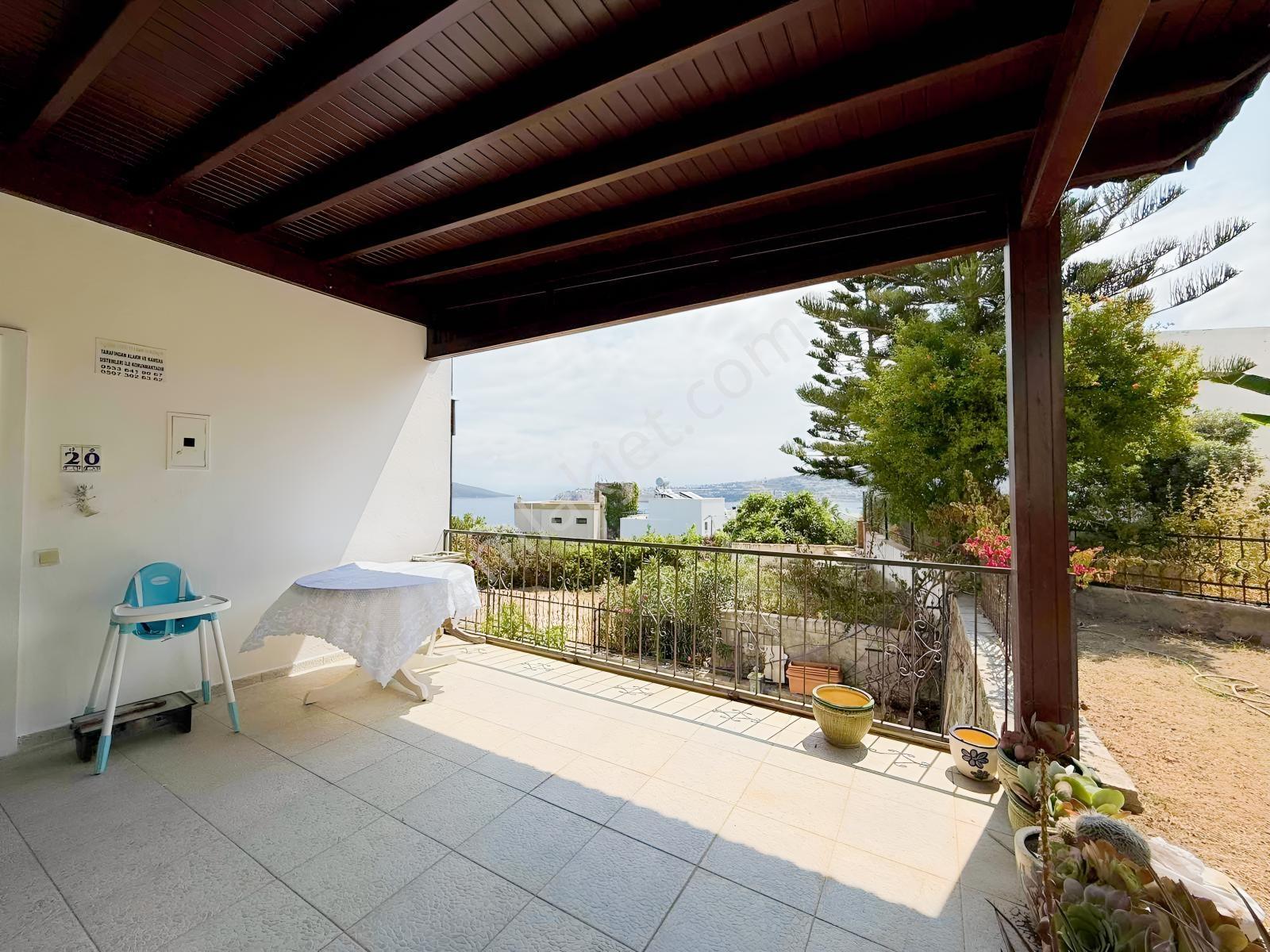 Bodrum Gündoğan Plajlı Sitede Deniz Manzaralı Yazlık - Görsel 10
