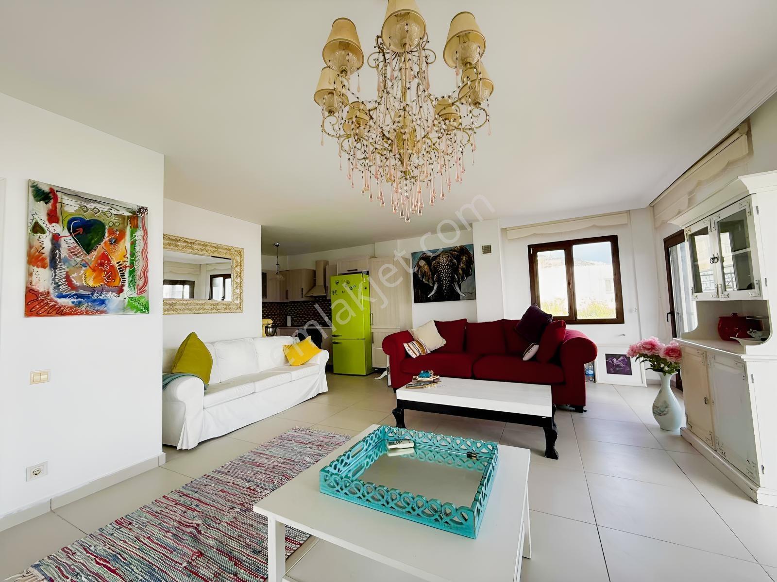 Bodrum Gündoğan Plajlı Sitede Deniz Manzaralı Yazlık - Görsel 4