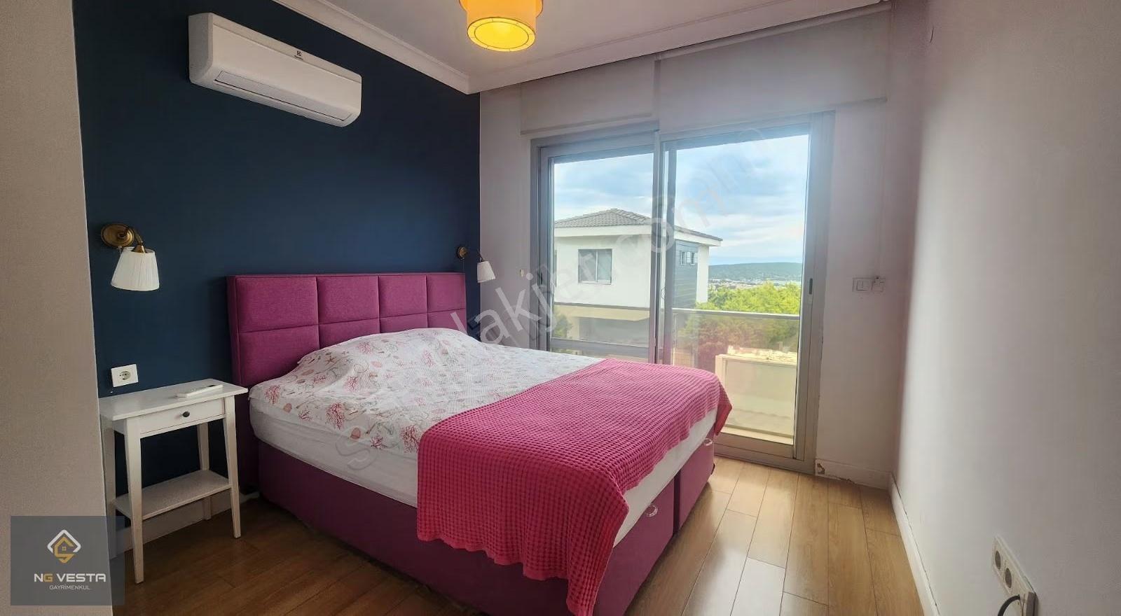 Çeşme Reisdere'de Müstakil Havuzlu Eşyalı Kiralık Villa - Görsel 31