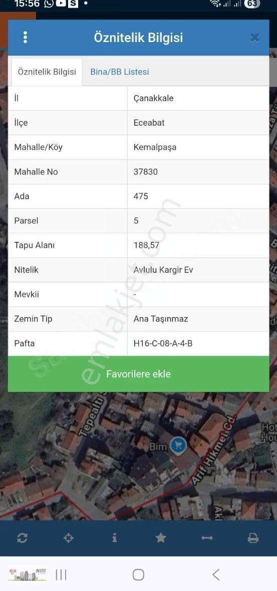 Han Emlak Otomotiv'den Eceabat Kemalpaşa Mahallesinde 188m2 Arsa - Görsel 5