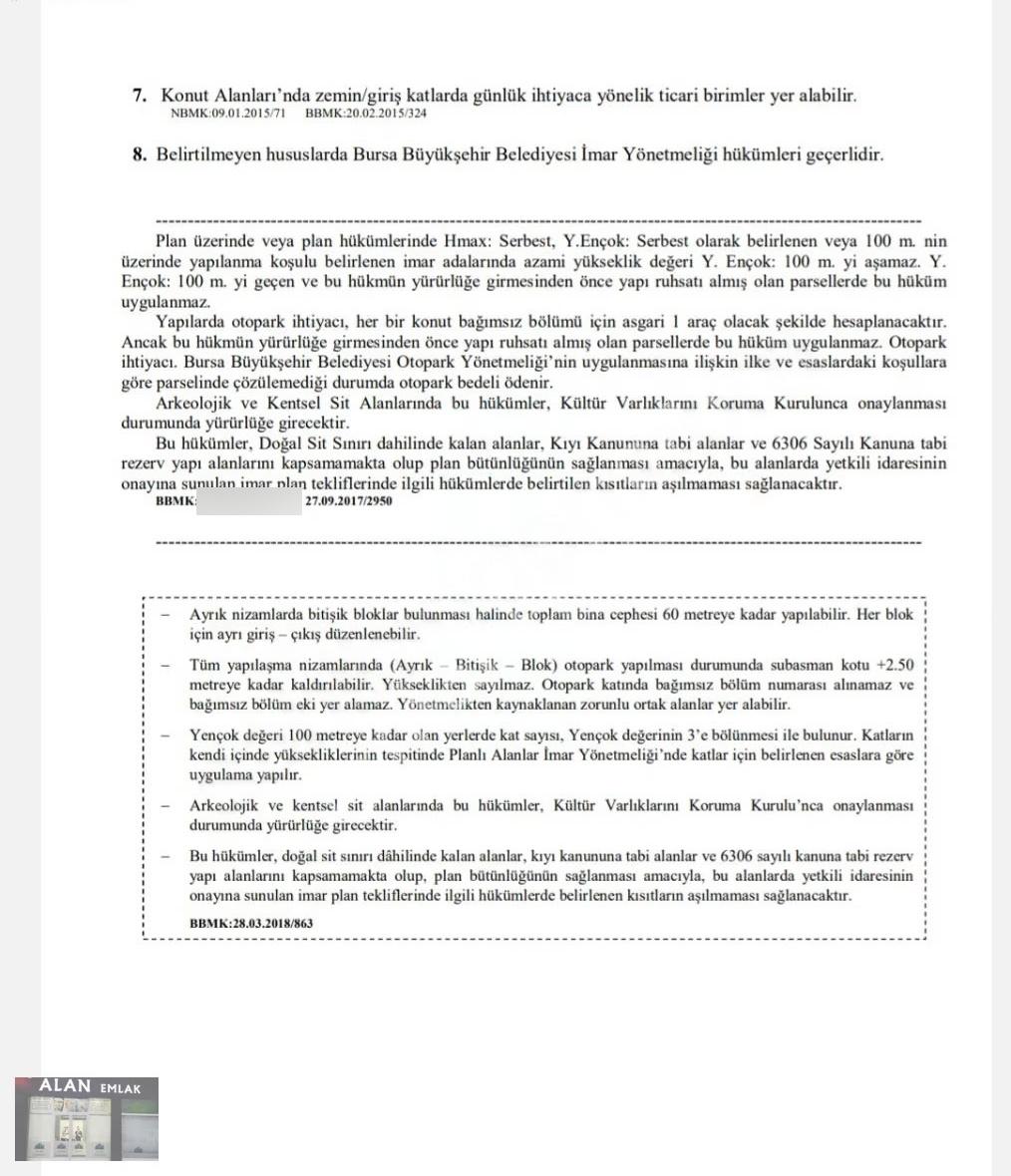 Nilüfer'in Gelişen Bölgesinde Villa İmarlı Arsa - Görsel 7