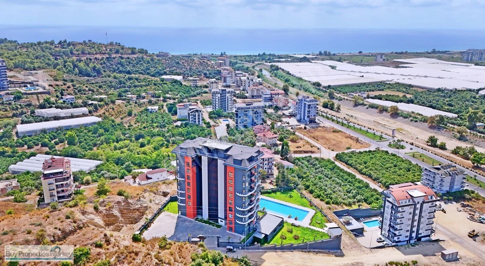 Alanya Demirtaş'da Satılık 1+1 Havuz Ve Deniz Manzaralı Daireler