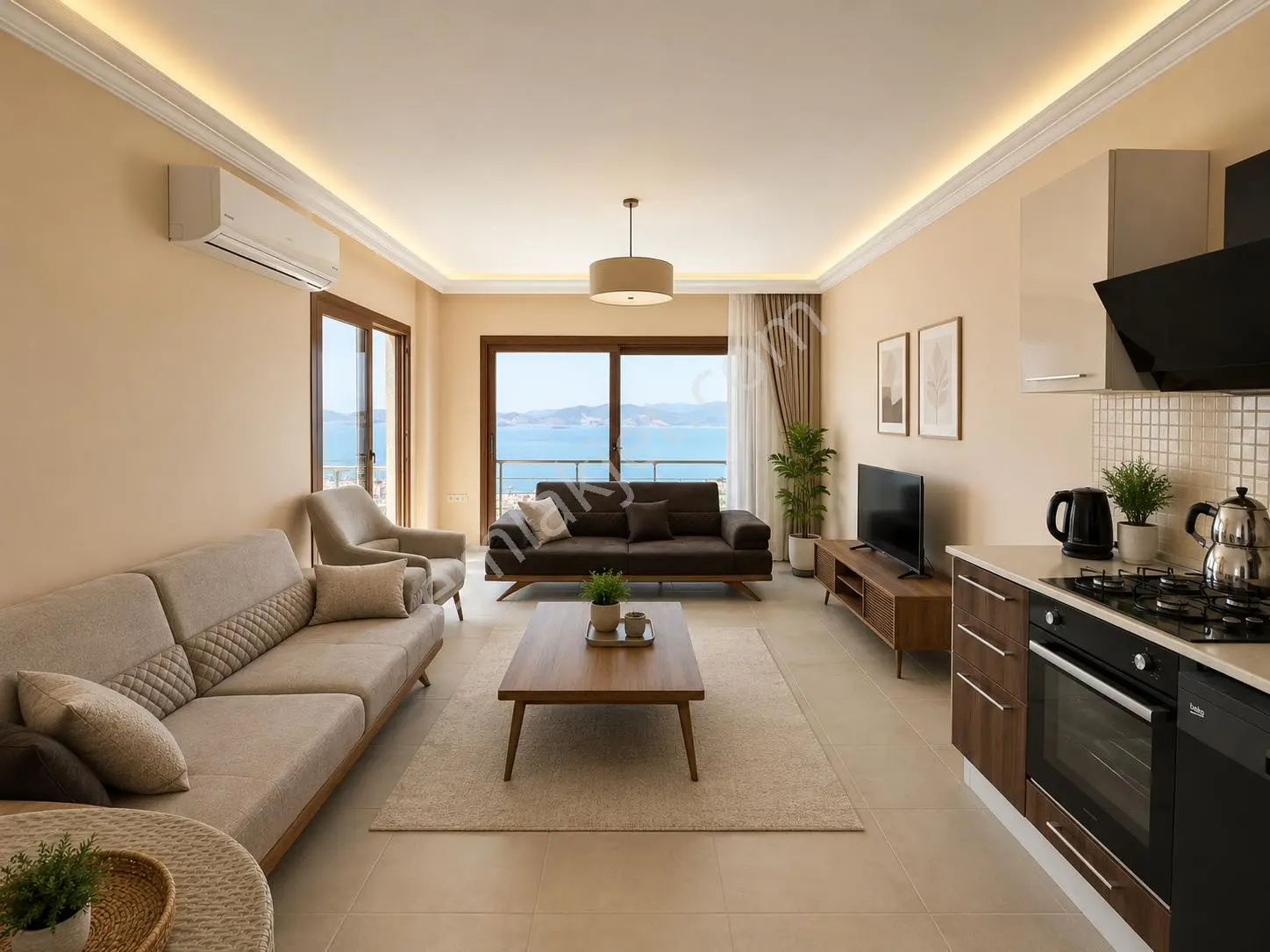Muğla Bodrum Güllük Satılık Deniz Manzaralı Yazlık - Görsel 3