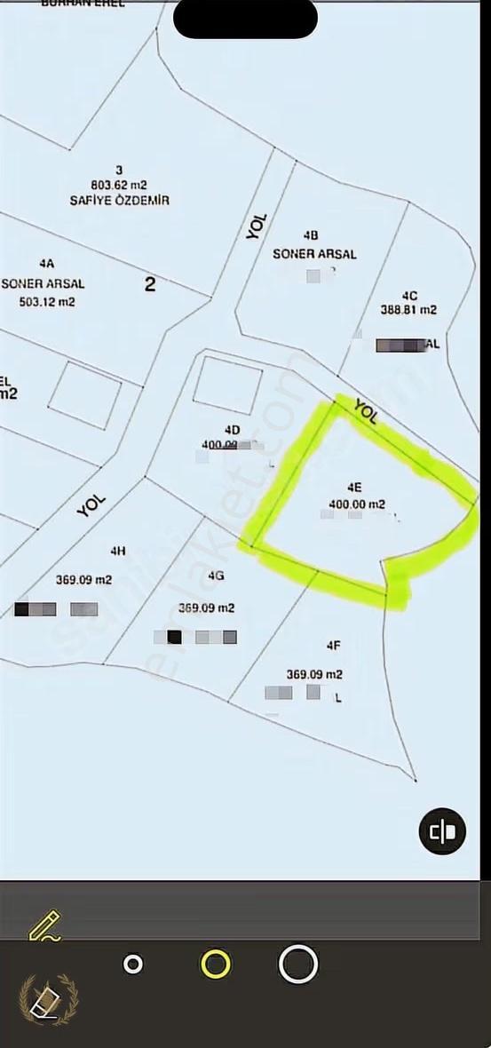 Fethiye Nif Mah Rızai Parsellenmiş 400mt Kare Yerimiz Satılık - Görsel 12