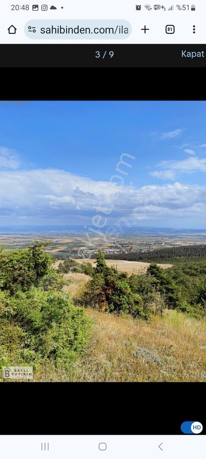 Bursa İznik Gölü Manzaralı Tek Tapu 40.000 M2 Arsa - Görsel 3
