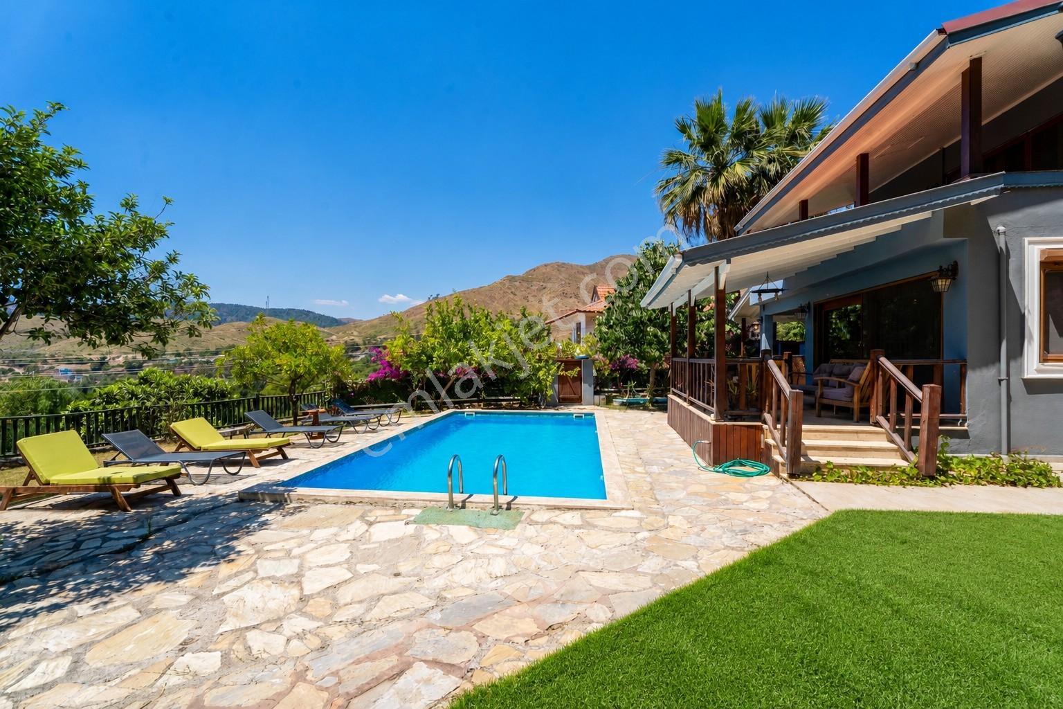 Marmaris Hisarönü Denize800m 1300m2 Eşsiz Arsada Müstakil Villa - Görsel 6