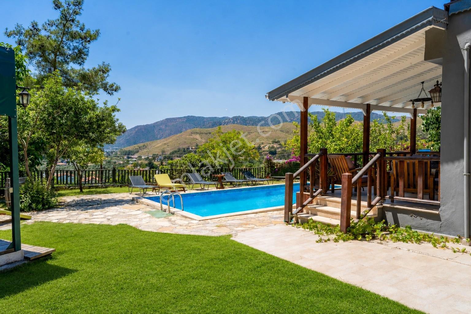 Marmaris Hisarönü Denize800m 1300m2 Eşsiz Arsada Müstakil Villa - Görsel 5