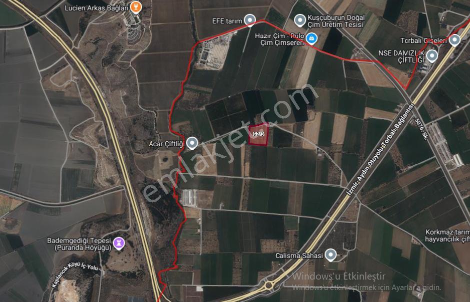 Torbalı Kızıldamlar Mevkiinde Otoban Yanı Yatırımlık Tarla 1 Dönüm - Görsel 2
