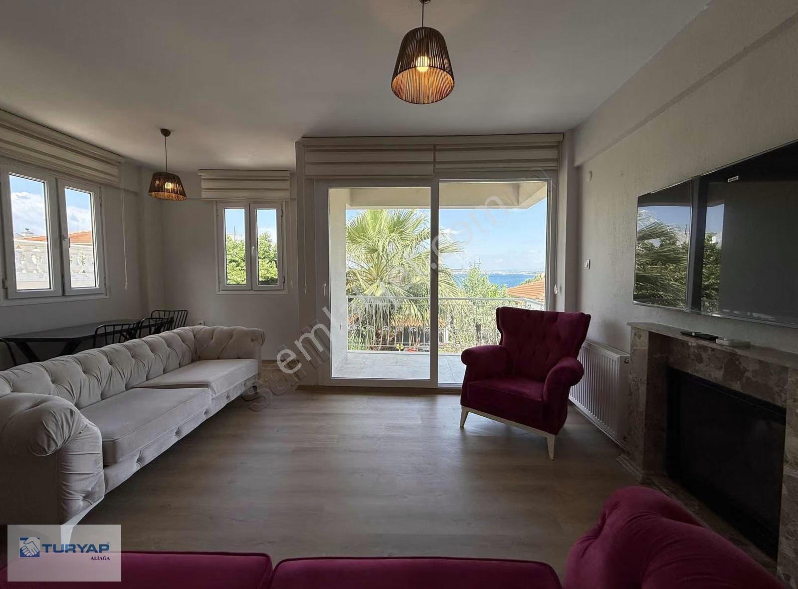 Yenifoça Da Deniz Manzaralı Satılık 3+1 Eşyalı Müstakil Villa - Görsel 22