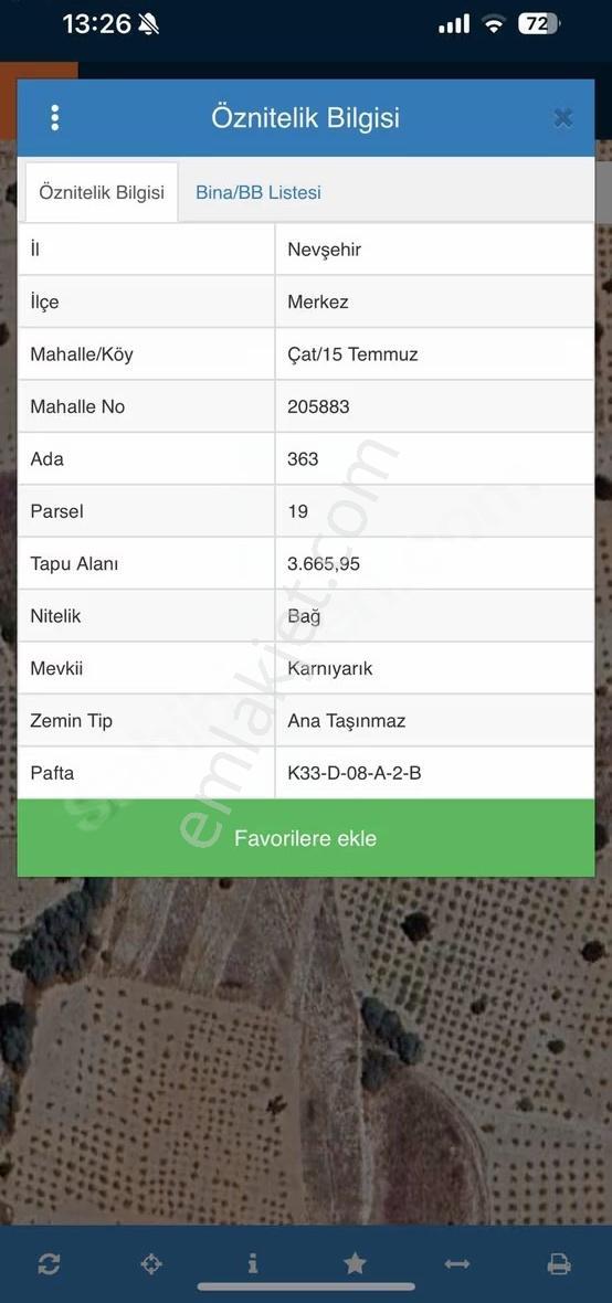 Mert Emlaktan Çat 15 Temmuz Da Satılık Bağ - Görsel 3