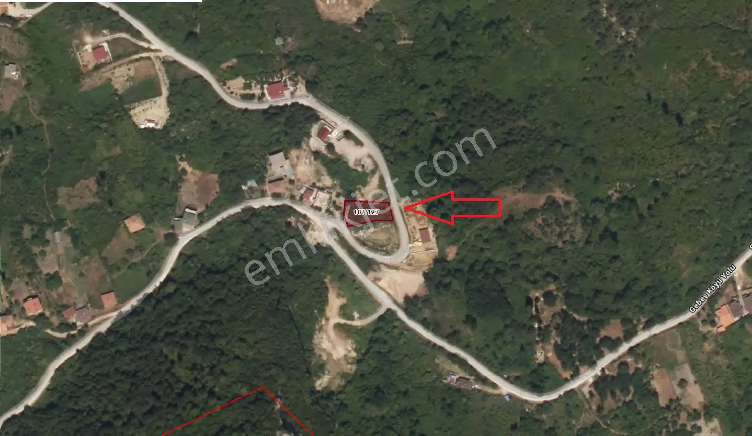 Cide Demirtaş Emlaktan Gebeş Köyünde Satılık Tarla
