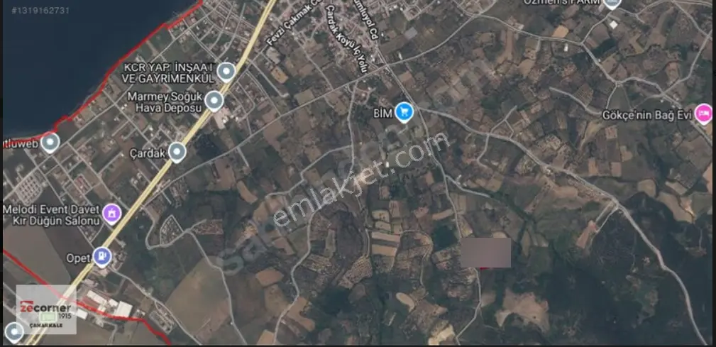 Çanakkale Lapseki Çardak Ta Satılık 5059 M2 Bağ - Görsel 5