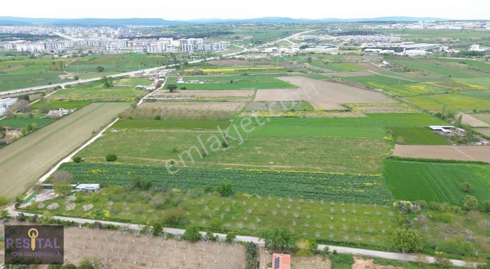 Çanakkale Sarıceli Köyünde Kadastral Yola Cepheli Satılık Tarla - Görsel 23