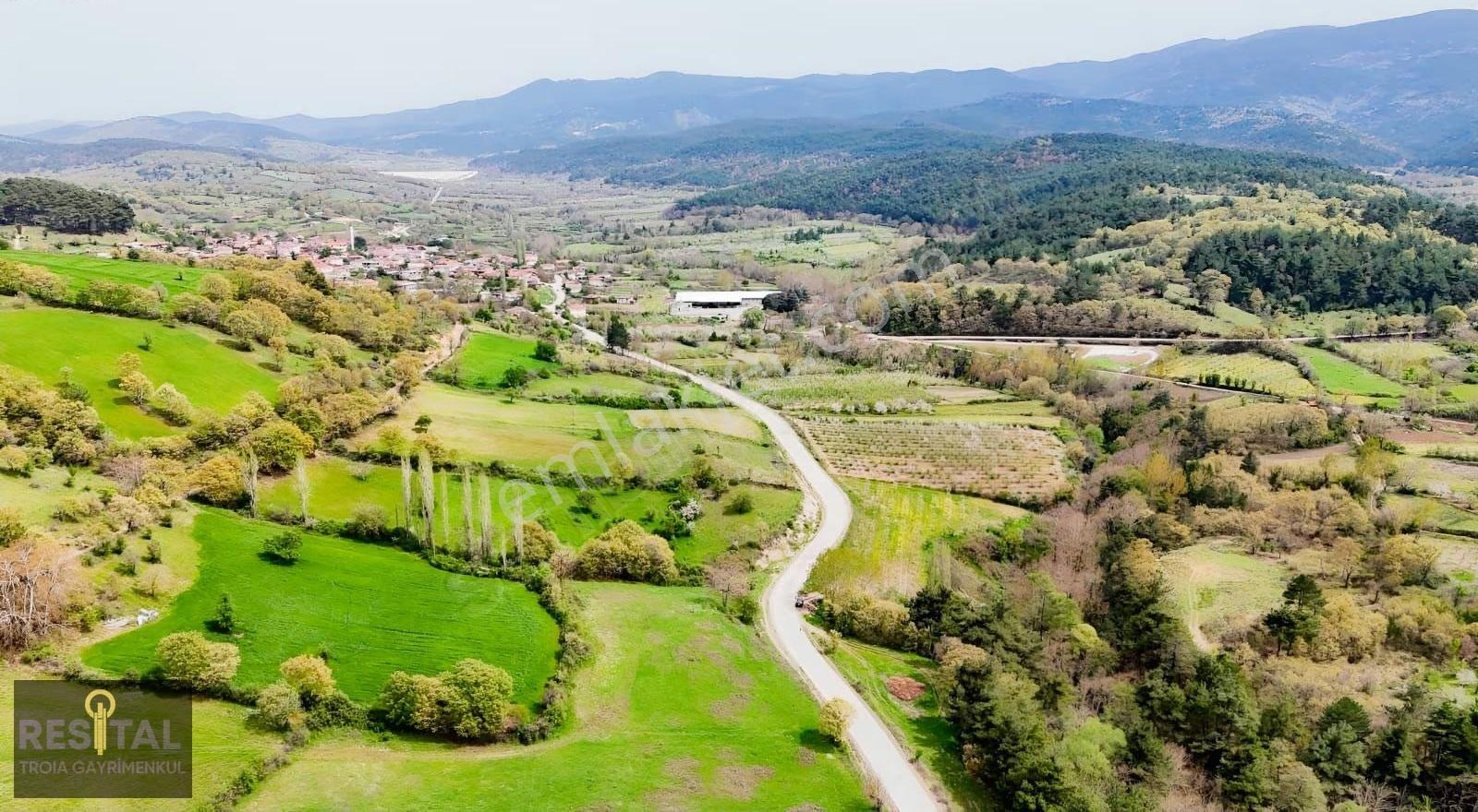 Çanakkale Bayramiç Karaköyde Satılık Harıka Konumda Tarla - Görsel 3