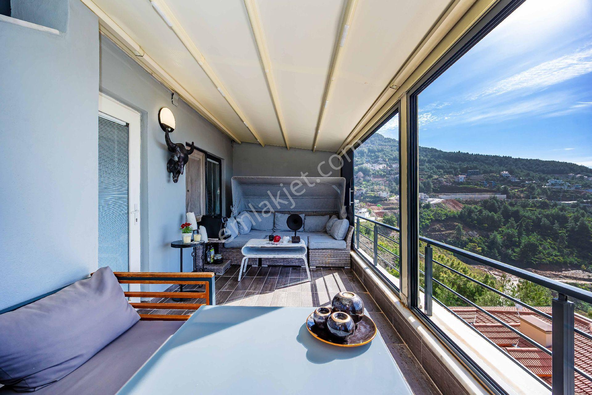 Alanya Tepe Ocean View Complex- 3+1 Luxury Garden Duplex With Full Sea View For Rent - Görsel 31