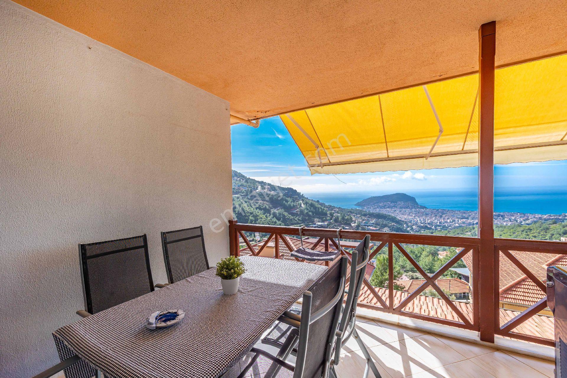 Alanya Tepe Ocean View Complex- 3+1 Luxury Garden Duplex With Full Sea View For Rent - Görsel 19