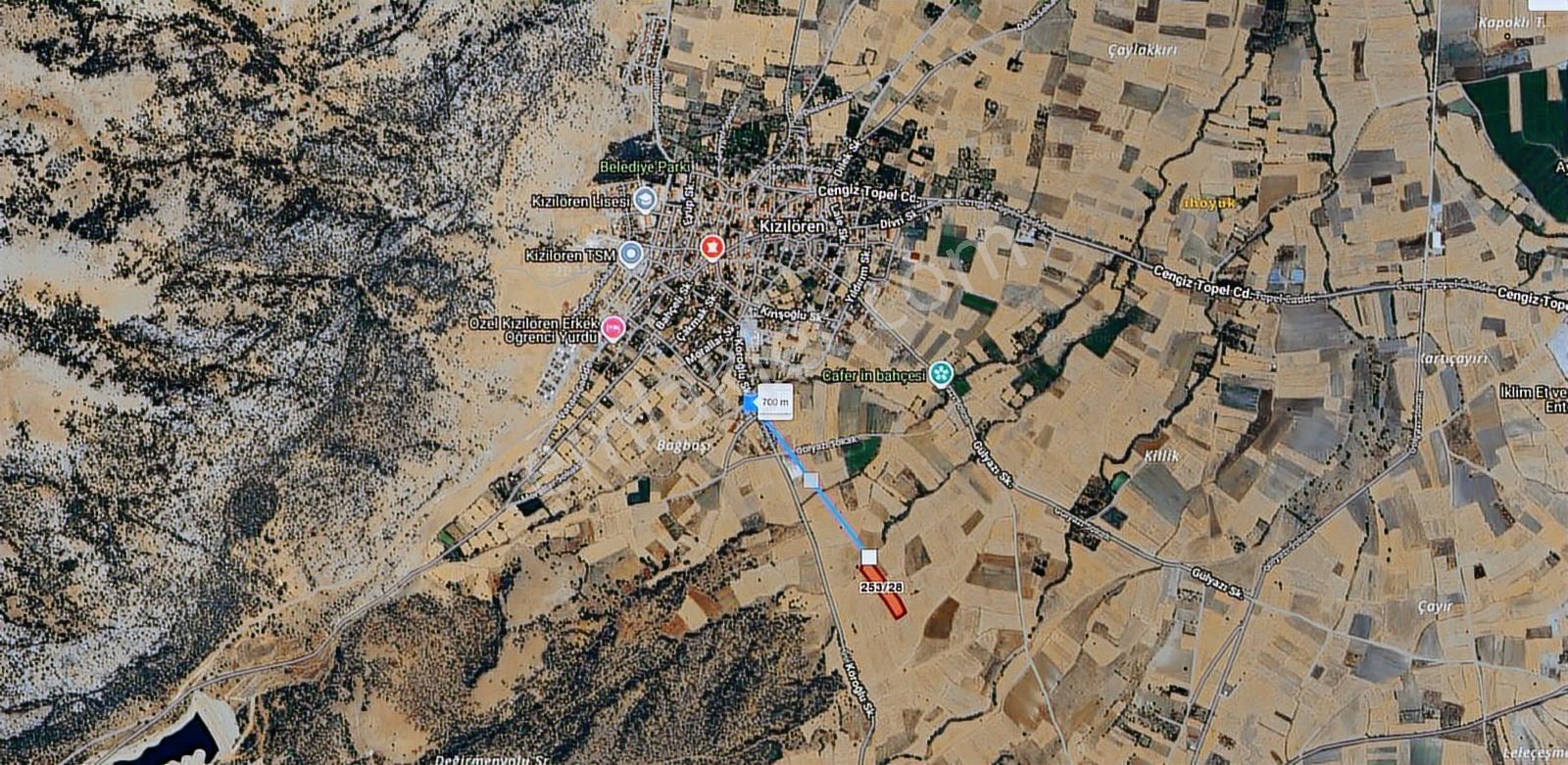 Acil! Afyon/kızılören Merkez-yola Cephe, Ev Yapımına Uygun Arazi - Görsel 24