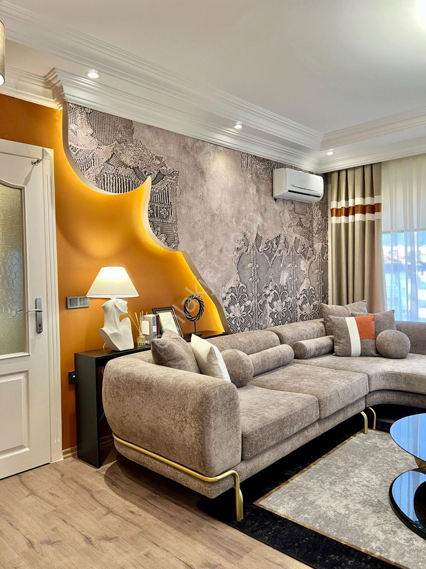 Alanya Güllerpınarı’nda Deniz & Kale Manzaralı Lüks 2+1 Satılık Daire - Görsel 3
