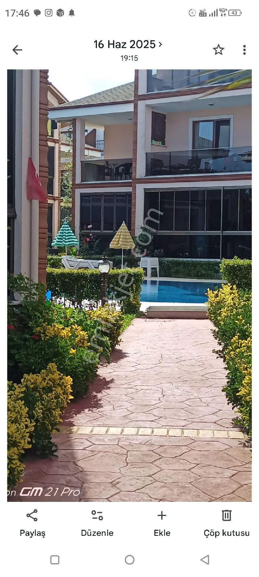 Kerpe Sahilinde Havuzlu Site İçi- Denize 200mt-eşyalı -ferah 1+1