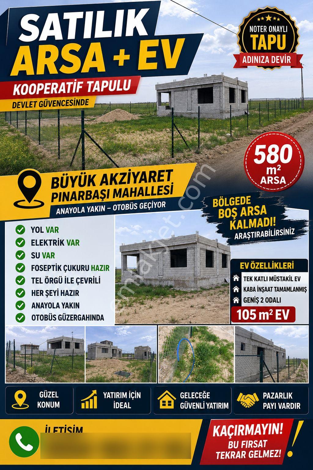 Büyük Akziyarette Uygun Fiyata Arsa Ve Kabasi Bitmiş Ev - Görsel 2