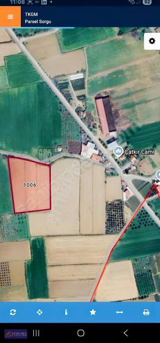Ödemiş Kayaköy Mahallesi Satılık Verimli Tarla - Görsel 6