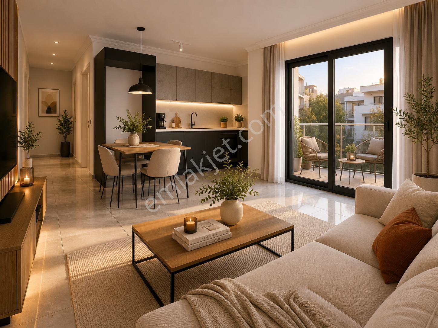Muğla Bodrum Adabükü Satılık Deniz Manzaralı 1+1 Daire - Görsel 4
