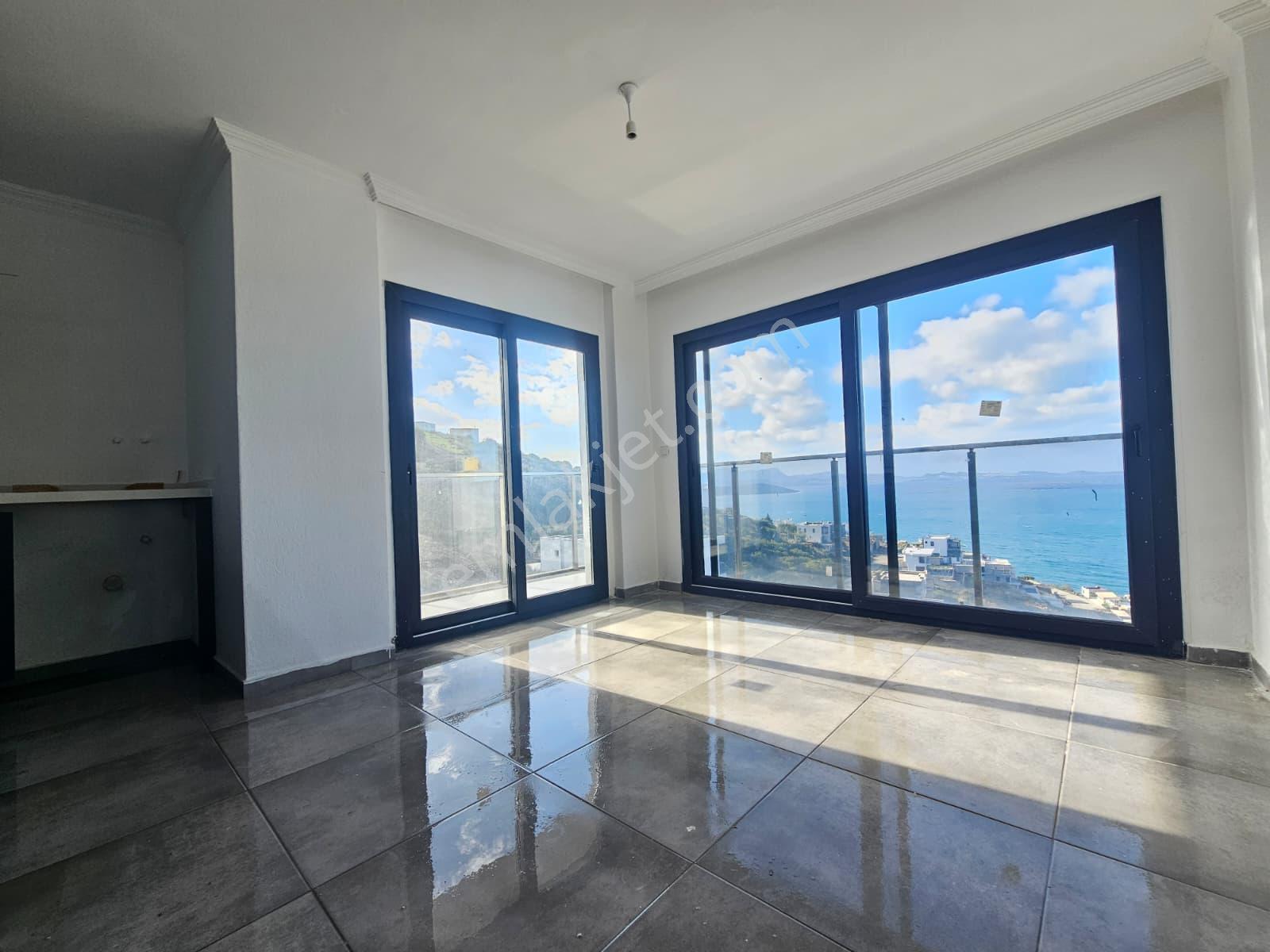Muğla Bodrum Adabükü Satılık Deniz Manzaralı 1+1 Daire - Görsel 13