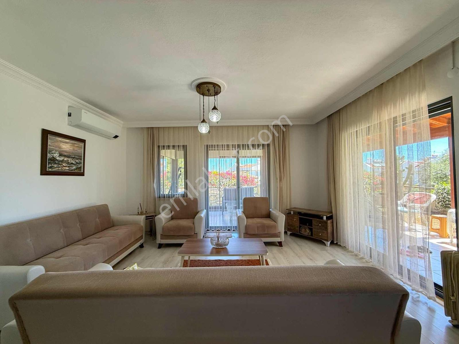 Datça Burgazda Müstakil Villa 261 M² Arsa Paylı Deniz Manzaralı - Görsel 14
