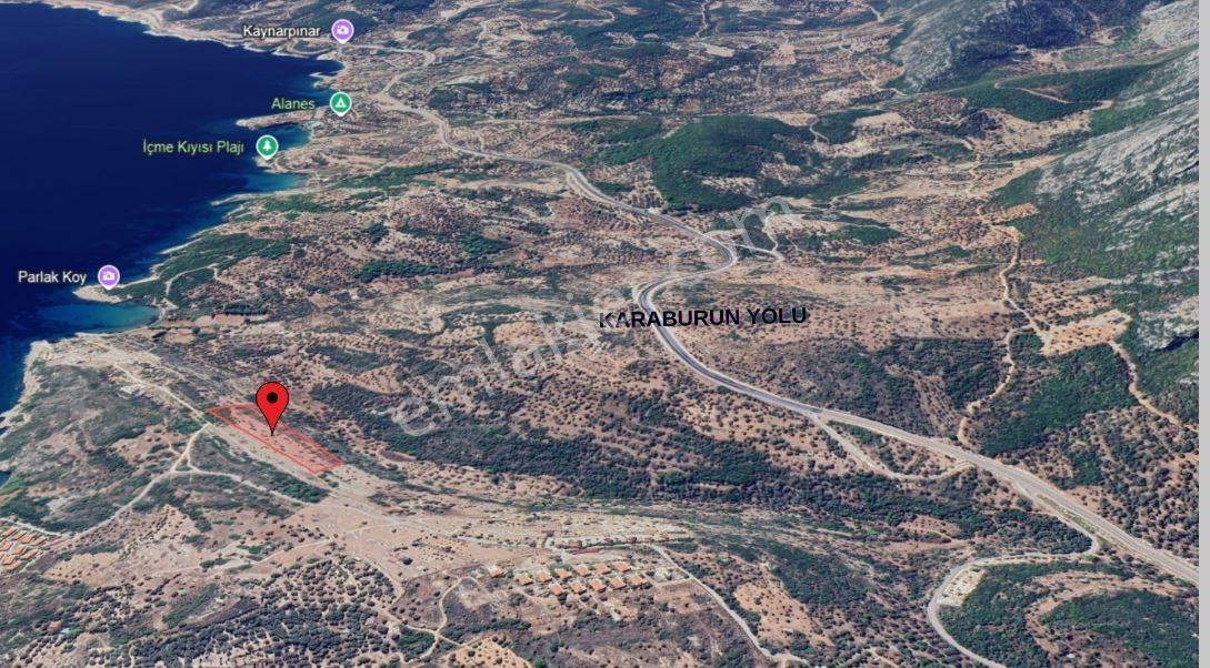 Karaburun Anbersekide Deniz Manzaralı 14.247 M2 Arazi - Görsel 2