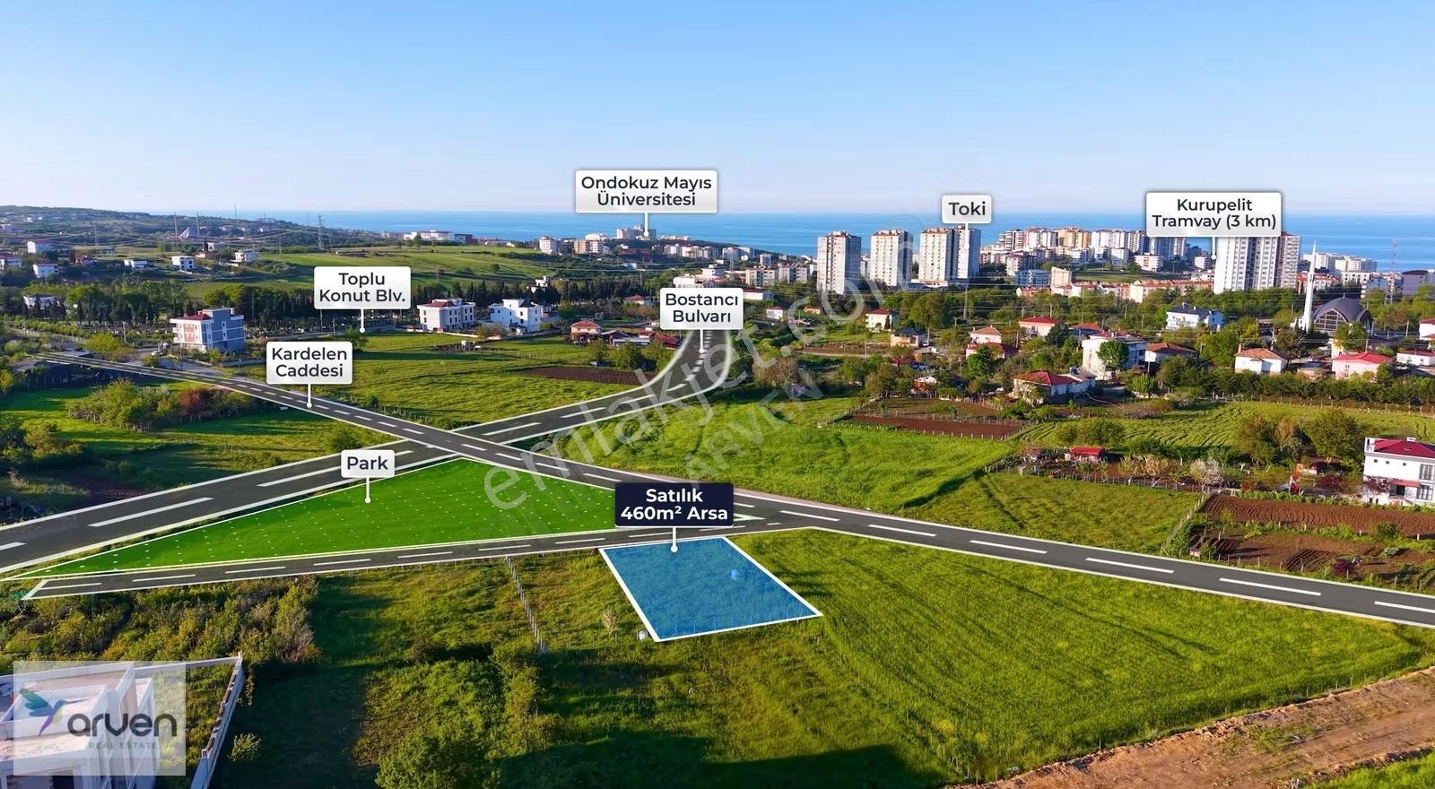 Çok İyi Konumda Arsa! Projesi Hazır,3 Kata İmarlı , Park Cepheli - Görsel 24