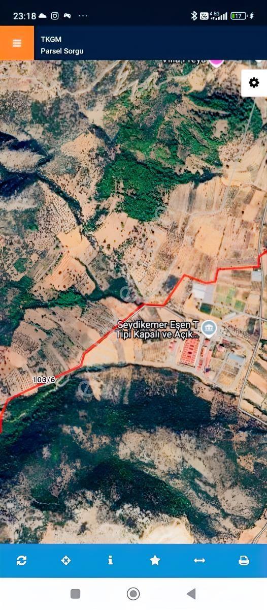 Muğla Seydikemer Yakabağda Villa İmarlı Satılık 700 M2 Arsa