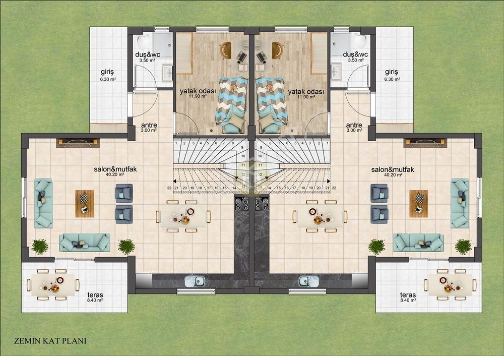 Hb'den Satılık Villa, Köy Dokusu İçinde Müstakil Yaşam Fırsatı - Görsel 7
