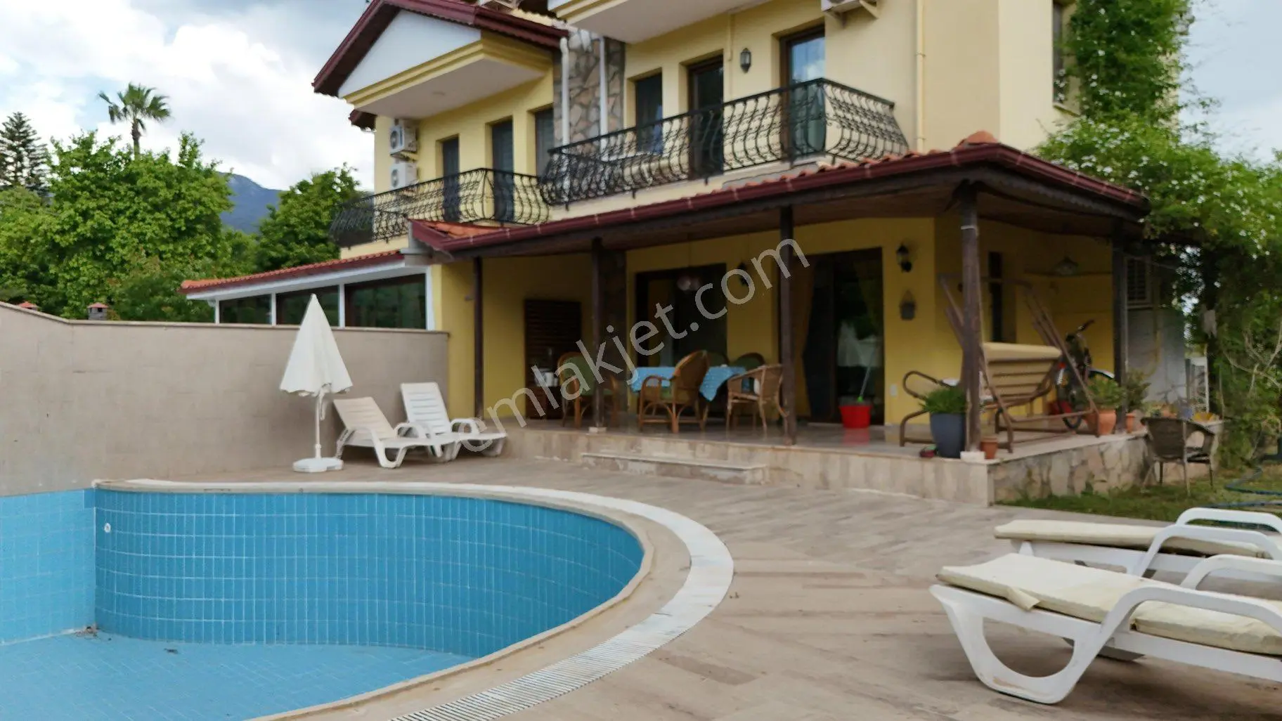 Dalyan Gülpınar Mah. 5+1 Satılık Havuzlu Müstakil Tripleks Villa - Görsel 4