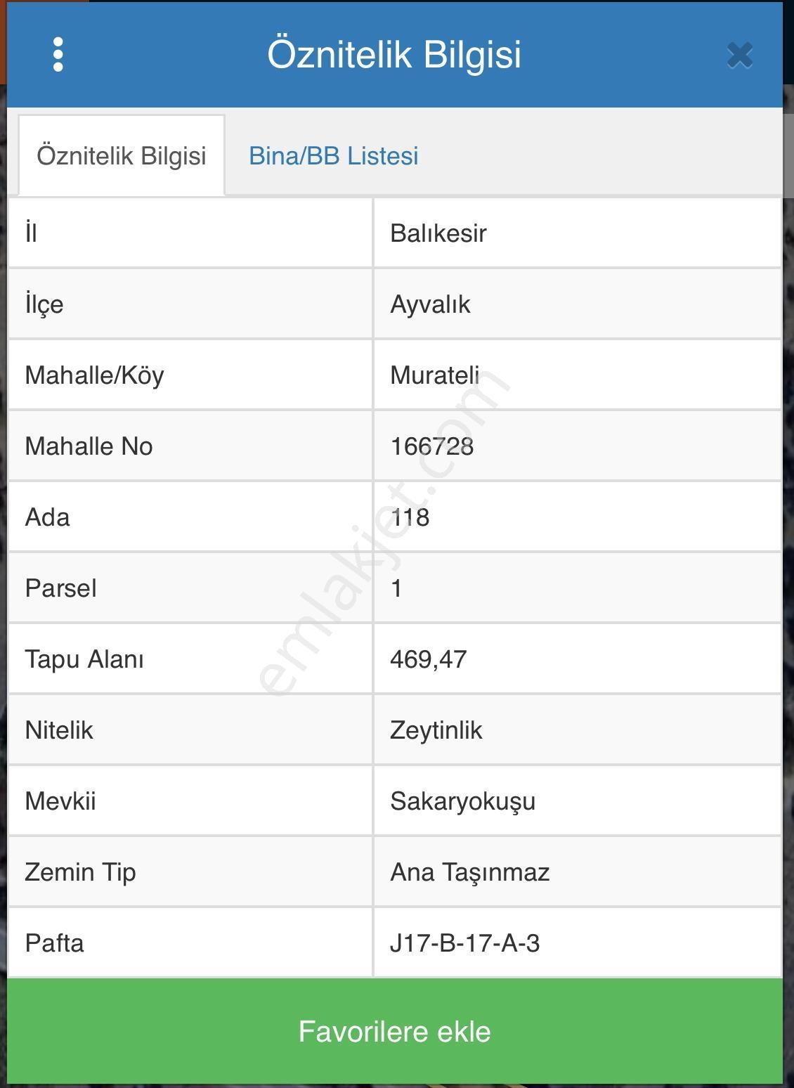 Ayavalık/murateli De Ayvalık Asfalt Yoluna Cephe Zeytinli Tarla - Görsel 3