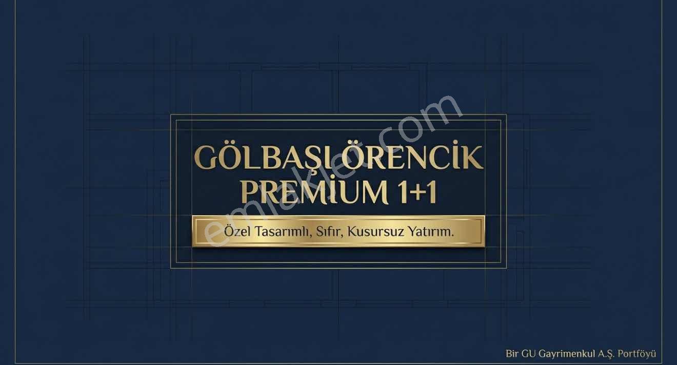 Gölbaşı Örencik Kampüs Yanı,sıfır, Özel Yapılı 1+1 Satılık Daire - Görsel 4