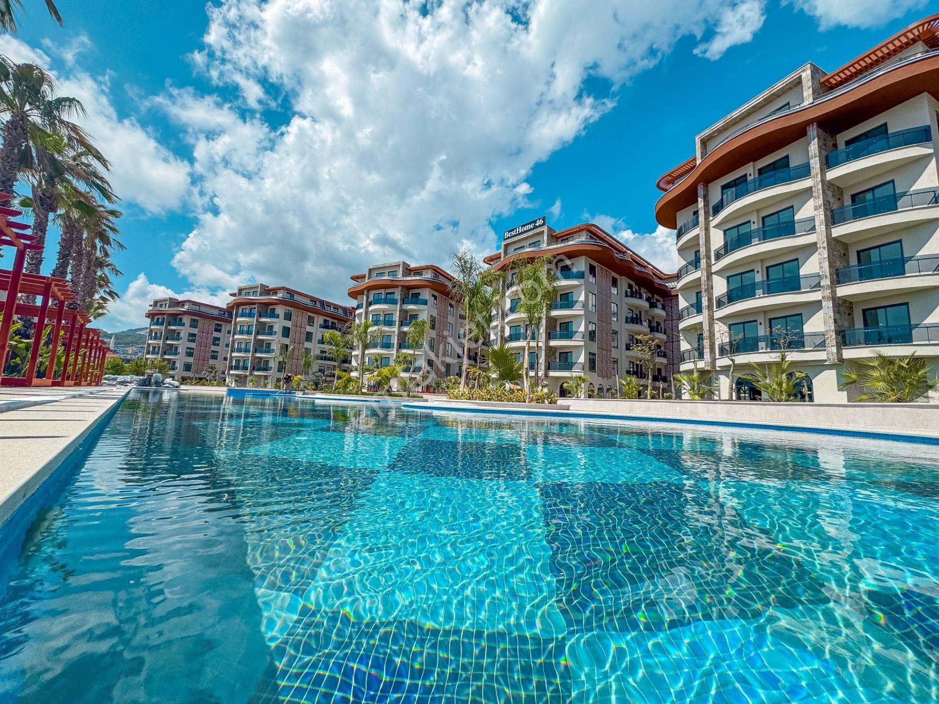 Alanya Oba’nın En Lüks Sitesinde Lüks Eşyalı 1+1 Kiralık Daire - Görsel 2