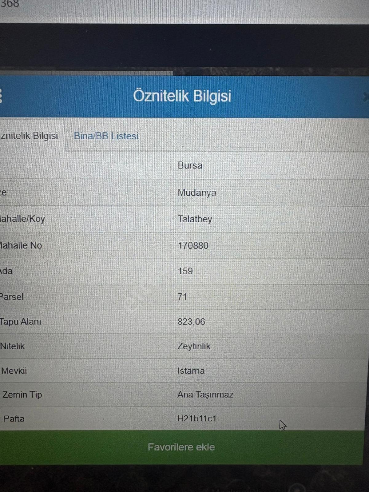 Mudanya Talatbey De Satılık Tarla - Görsel 3