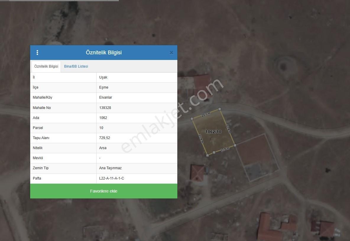 Uşak Eşme Elvanlarda Satılık 730 M2 Üç Kat Konut İmarlı Arsa - Görsel 5
