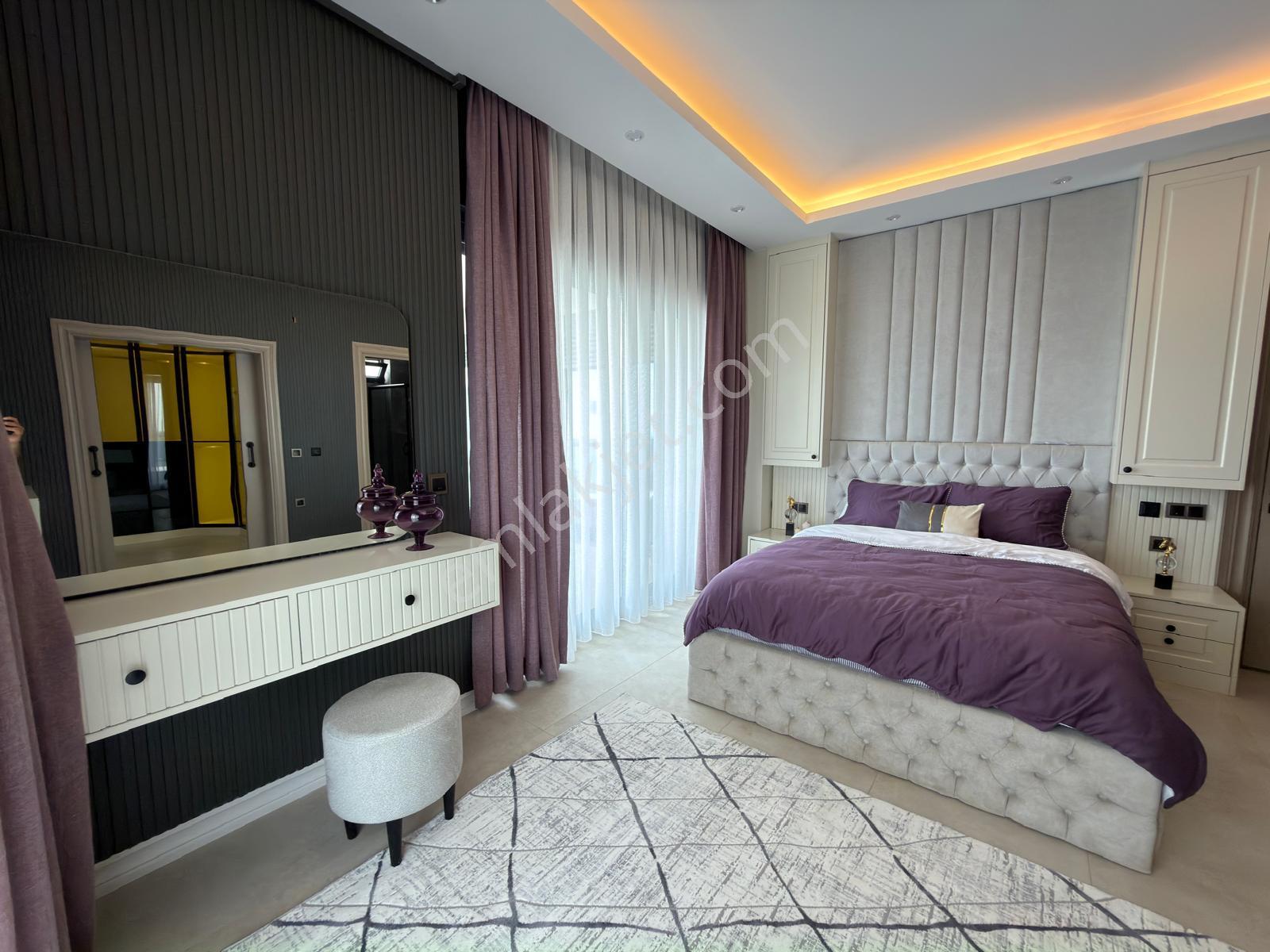 Alanya Bektaşta Vatandaşlığa Uygun 5+1 Lüx Villa - Görsel 33