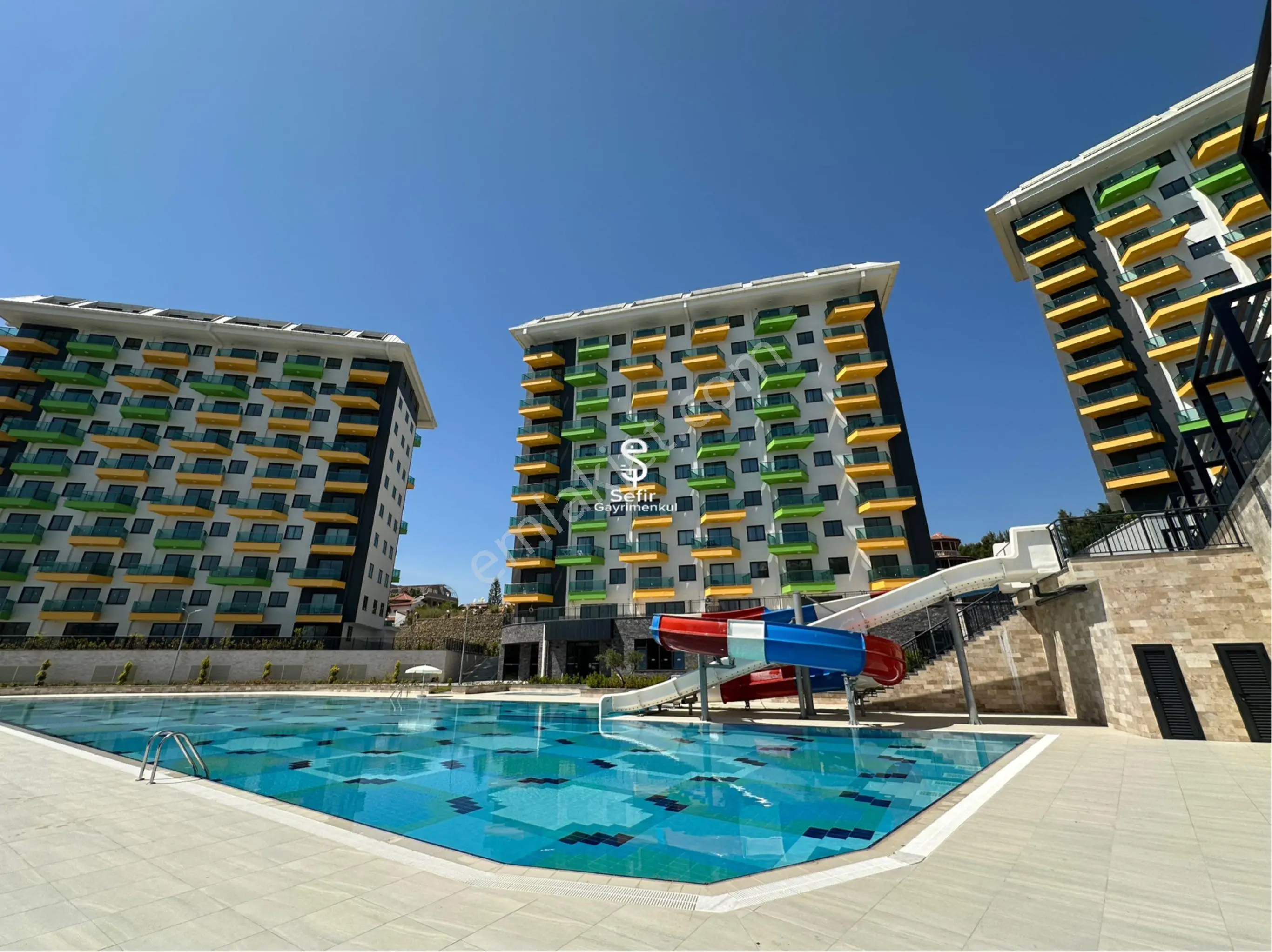 Alanya Avsallar Konak Green Towers’da Kiralık 1+1 Daire - Görsel 2