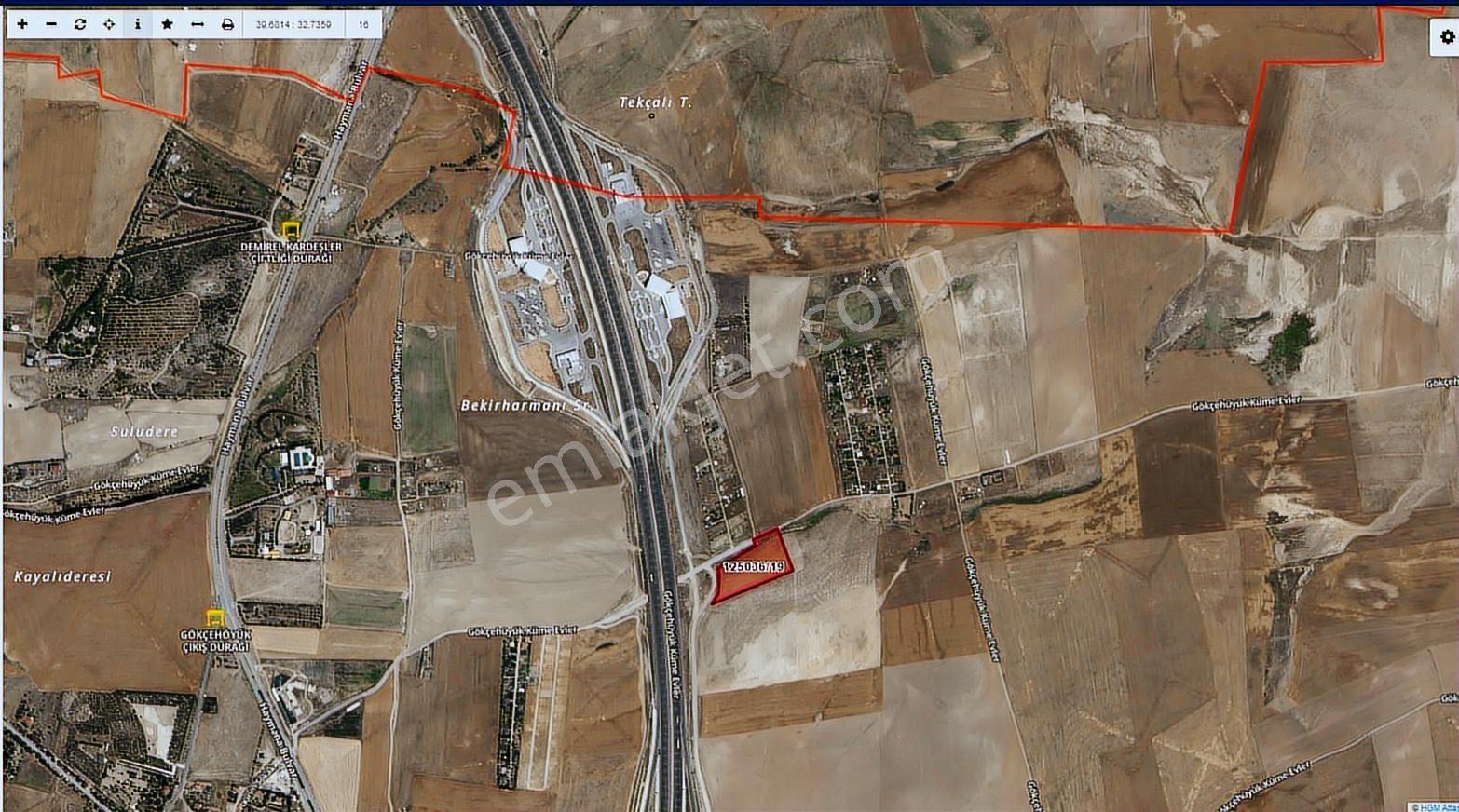 Gölbaşı Gökçehöyük'de 11,048m2 Tek Tapu Satılık Fırsat Yatırım.. - Görsel 3