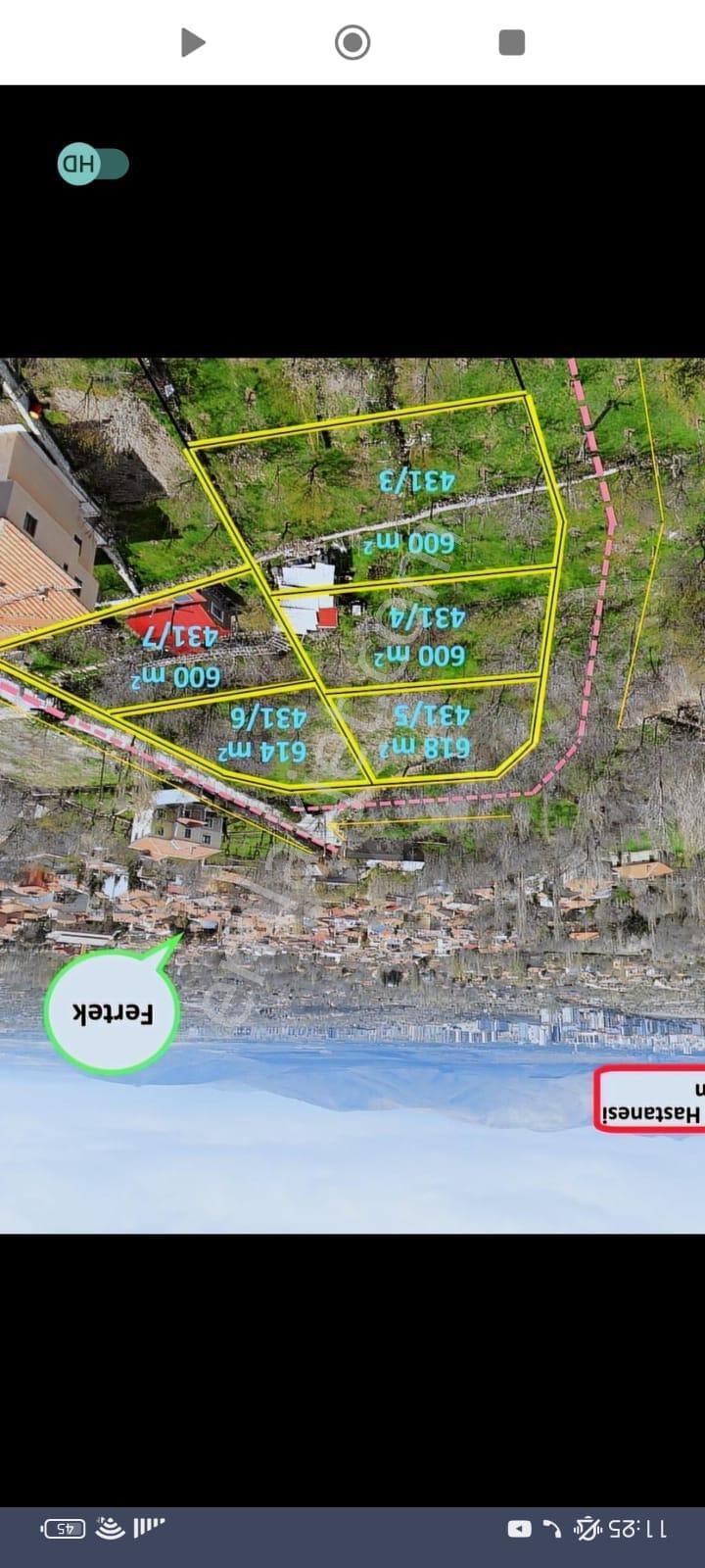 Fertek'te Harika Manzaralı Villalık Yatırımlık Arsa Taks 0.30 Kaks 0.60 Lı Villalık Arsa - Görsel 3