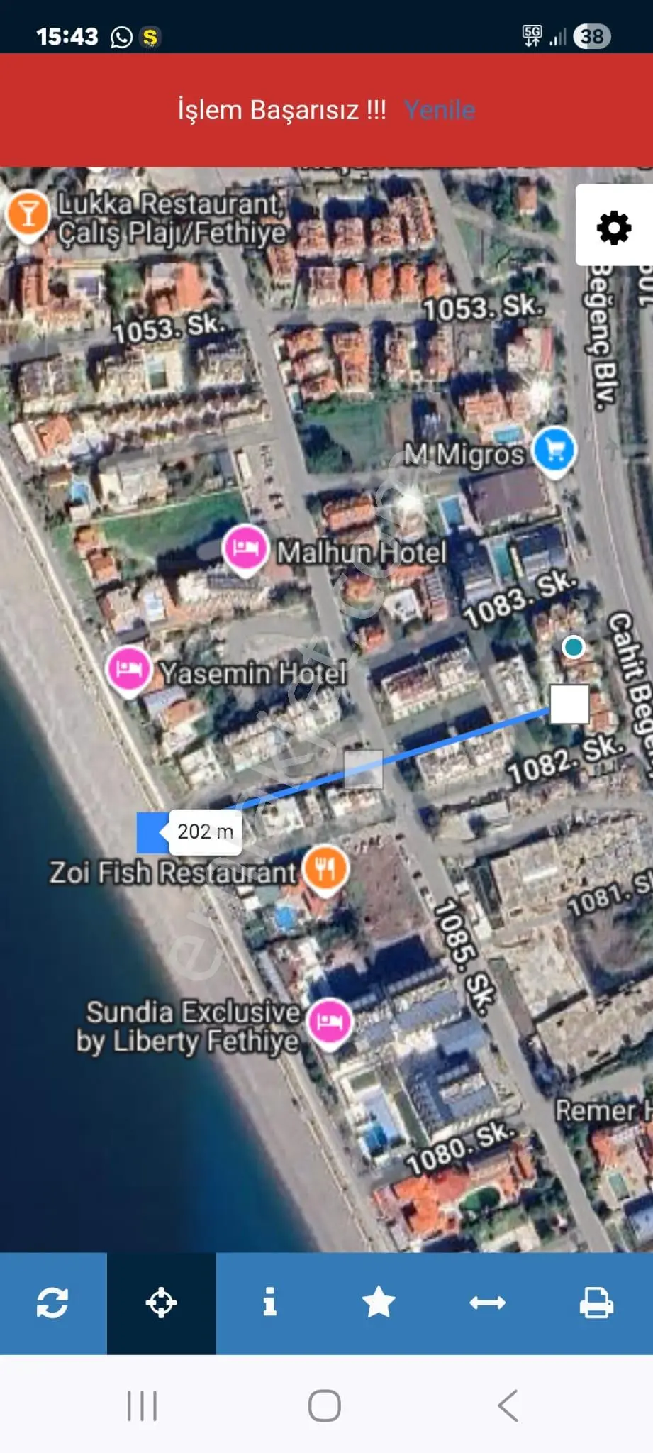 Stop'tan Çalış Plajına 200m.mesafede 2+1 Eşyalı Kiralık Daire - Görsel 2