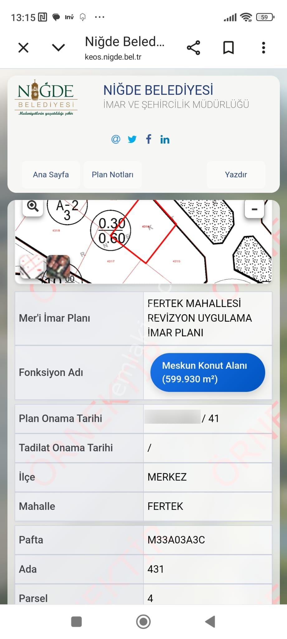 Kaçırılmayacak Fırsat. Fertek'te Harika Villalık Arsa - Görsel 32