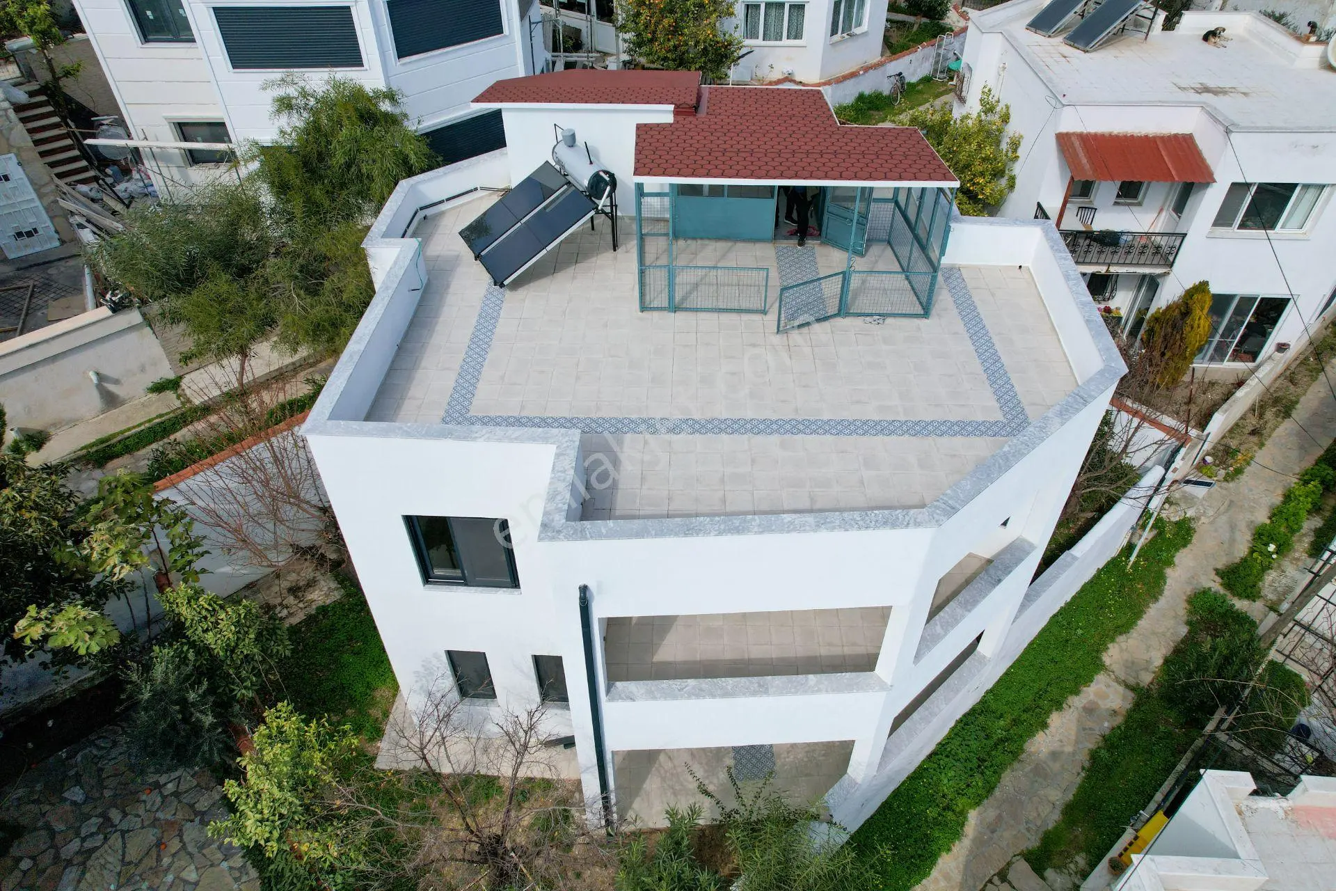 Datça Merkezde Deniz Manzaralı 3+2 Lüks Villa - Görsel 7