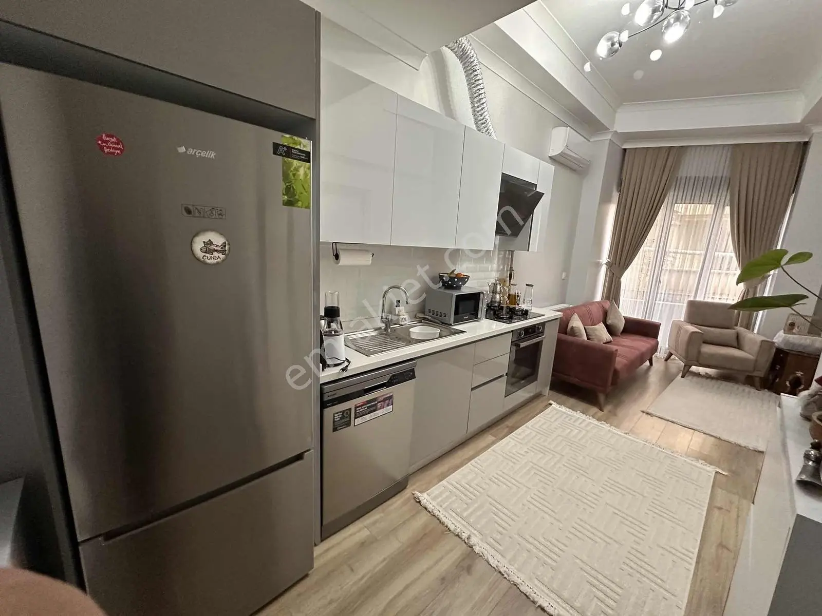 Sahile Yakın Aydınkent Sitesi 1+1 Yeni Bina Fırsat - Görsel 17