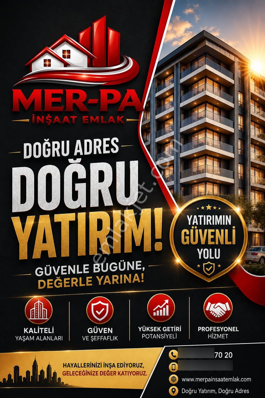 Mer-pa İnş.*** İster Yatırım İster Oturum Kaçırılmaz.!! / İskanlı Sıfır 1+1.!! - Görsel 18