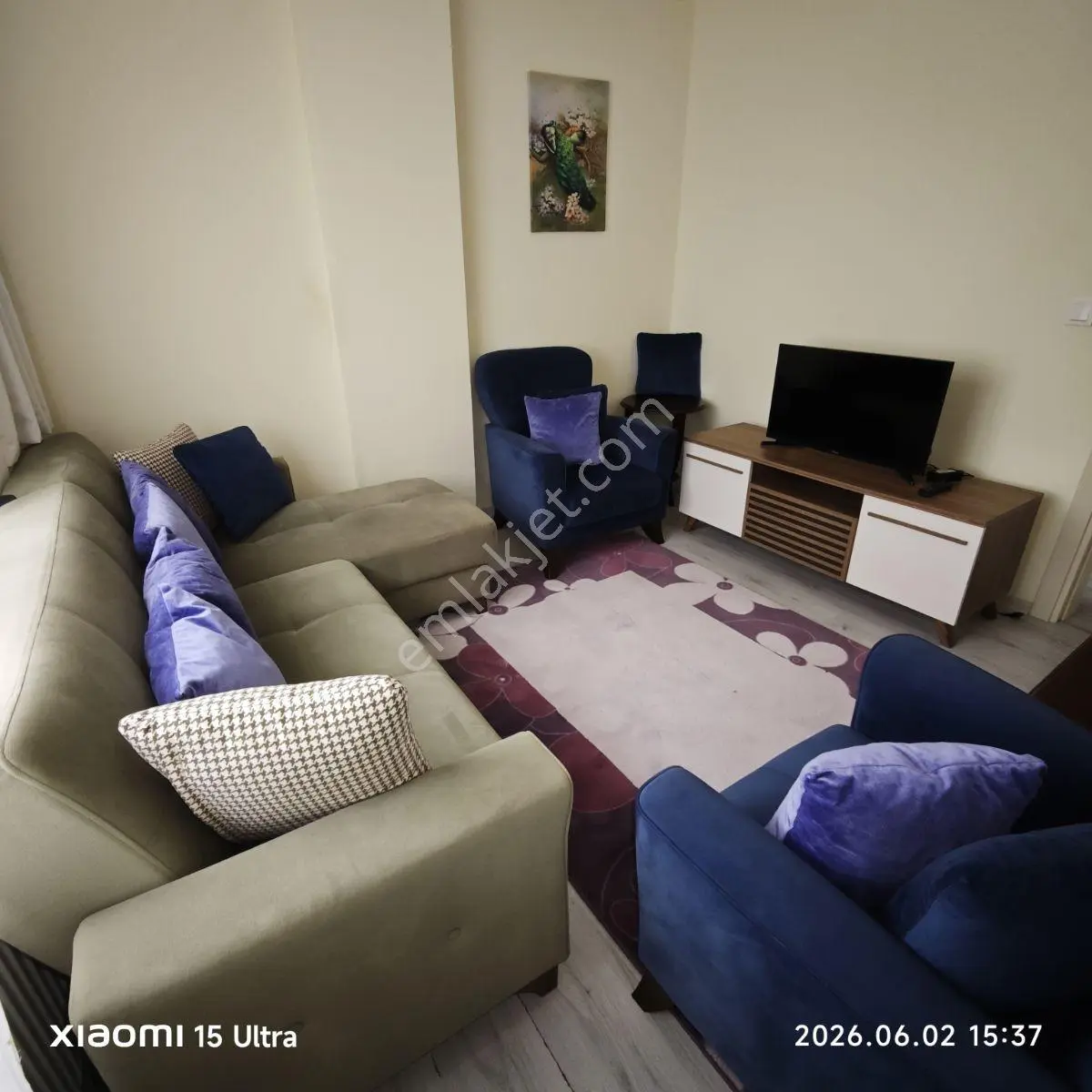 Yatırımcıya Fırsat İstasyon Mahallesi Eşyalı Balkonlu 1+1 Daire