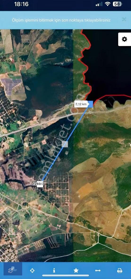 Akbük'e 7 Km | 300 M2 Villa İmarlı Kadastral Yola Cepheli Arsa - Görsel 2